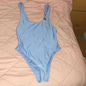 Forever 21 swimwear one piece light blue